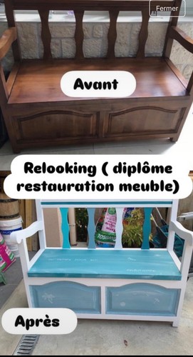 Beau banc coffre - beau, banc-coffre