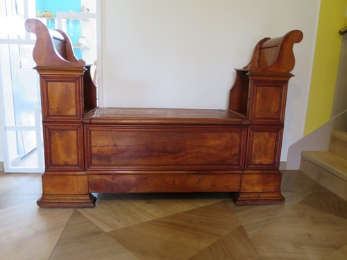 Ancien banc coffre - ancien,