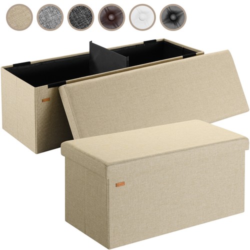 Banc rangement siège pouf - banc, de