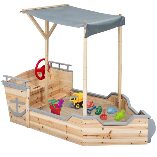 Bac sable world bois bateau - sable,