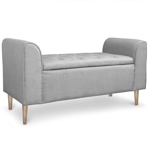 Banquette coffre tissu - banquette, en