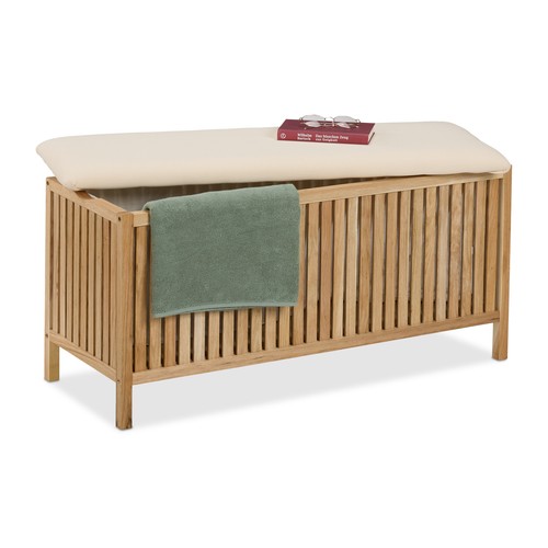 Meuble linge banc rangement - banc,