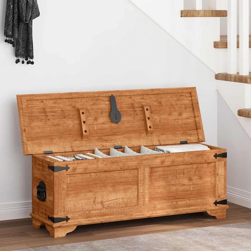 Coffre stockage bois brut - de,
